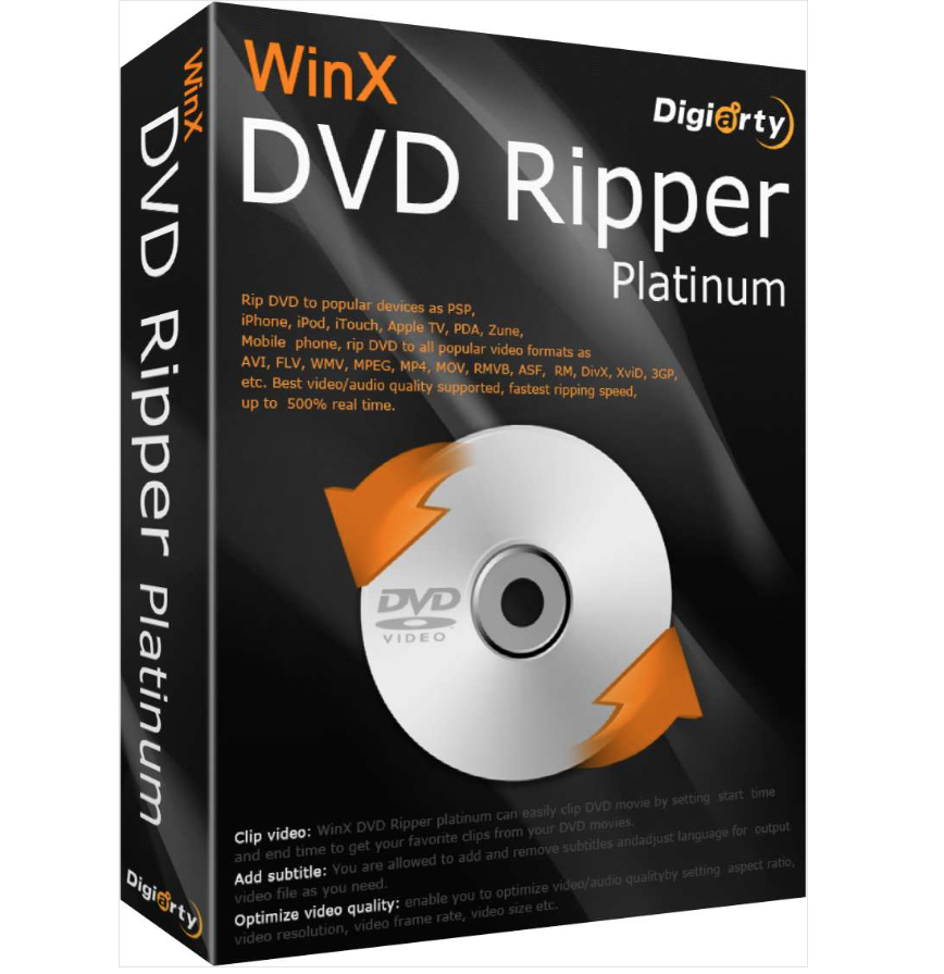 WinX DVD Ripper Platinum Full Version Free Download