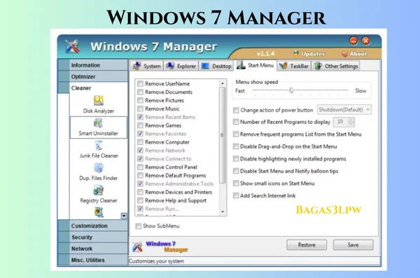 Windows 7 Manager  Download 2024