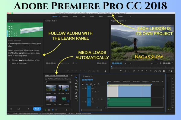 Adobe Premiere Pro CC 2018 Terbaru Version 2024