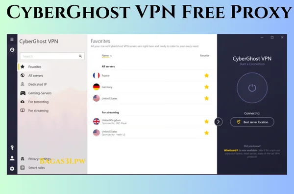 CyberGhost VPN Free Proxy Download 2024