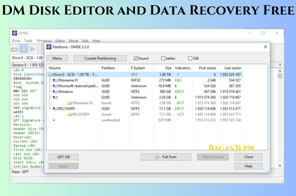 DM Disk Editor and Data Recovery Free Download 2024