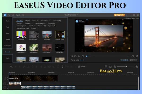 EaseUS Video Editor Pro Download 2024 