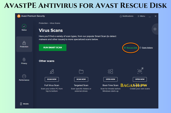 AvastPE Antivirus for Avast Rescue Disk Download 2024