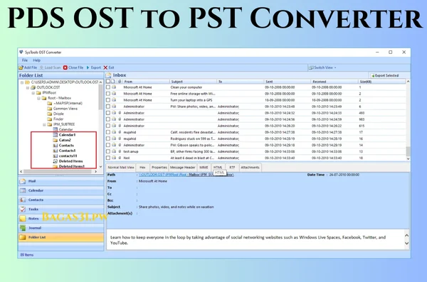 PDS OST to PST Converter Download 2024