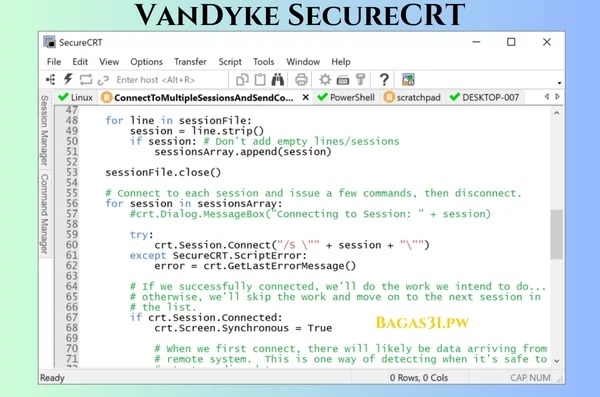 VanDyke SecureCRT Latest Version 2024