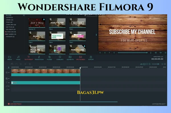 Wondershare Filmora 9 Terbaru Version 2024