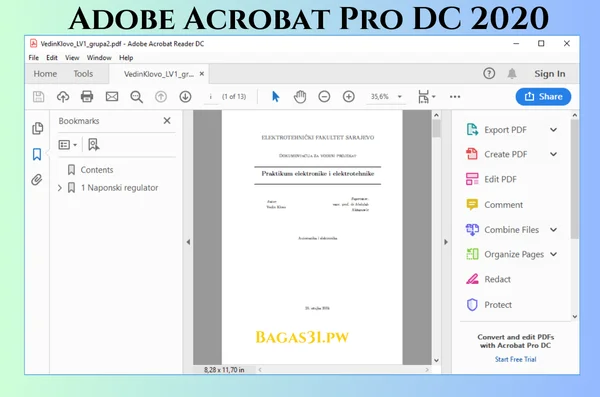 Adobe Acrobat Pro DC 2020 Latest Version Download 2024