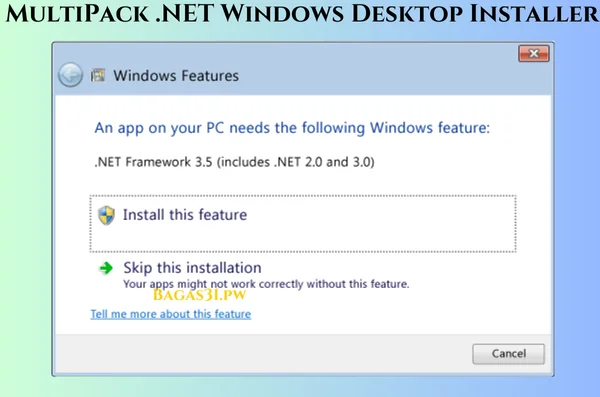 MultiPack .NET Windows Desktop Installer Download 2024