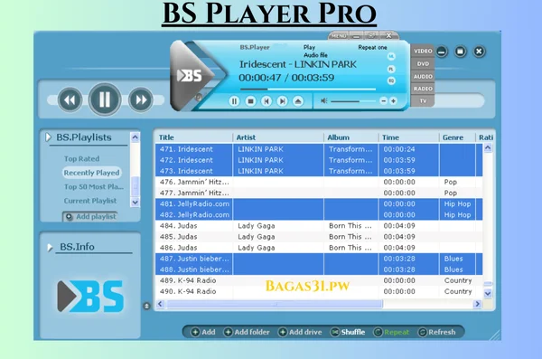 BS Player Pro Downloader Pro Latest Download 2024