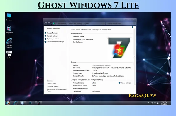 Ghost Windows 7 Lite Latest Download 2024