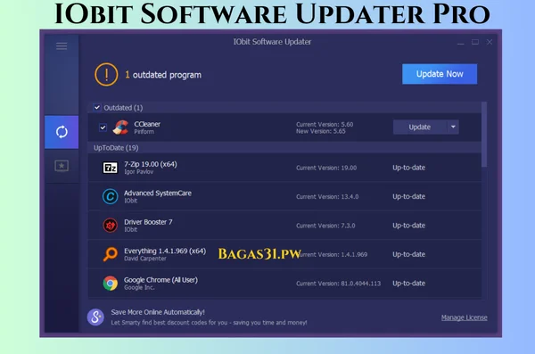 IObit Software Updater Pro Terbaru Download 2024