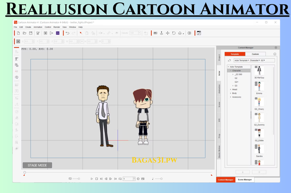 Reallusion Cartoon Animator Terbaru Download 2024