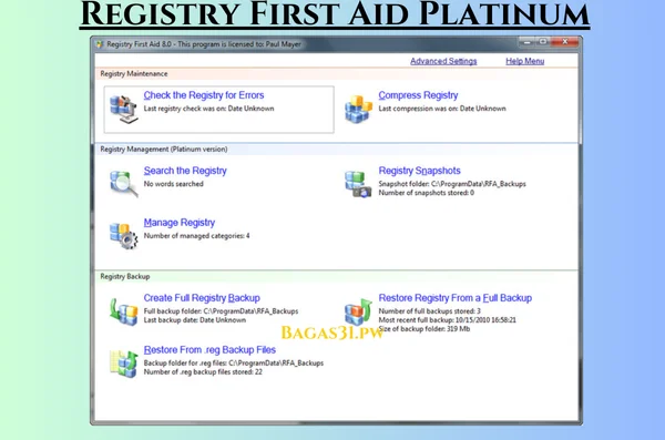 Registry First Aid Platinum Latest Download 2024