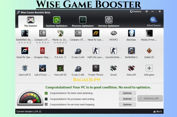 Wise Game Booster Latest Download 2024