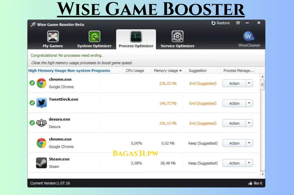 Wise Game Booster Terbaru Download 2024