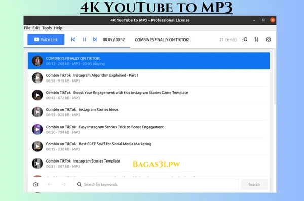 4K YouTube to MP3 Latest Download 2024