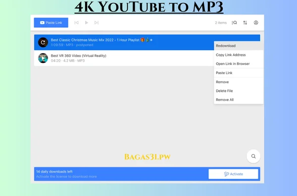 4K YouTube to MP3 Terbaru Download 2024