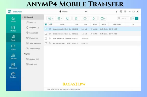 AnyMP4 Mobile Transfer Latest Download 2024