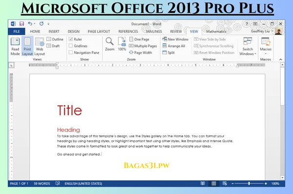 Microsoft Office 2013 Pro Plus Terbaru Download 2024