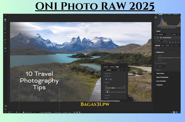 ON1 Photo RAW 2025 Latest Download 2024