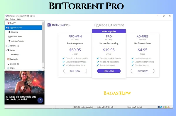 BitTorrent Pro Latest Download 2024