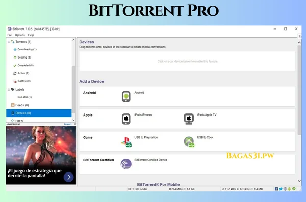 BitTorrent Pro Terbaru Version 2024
