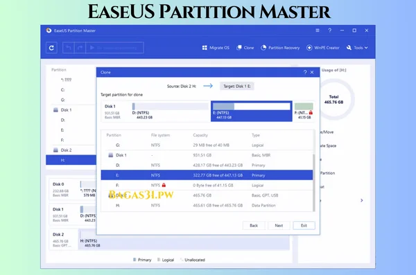EaseUS Partition Master Terbaru Version 2024
