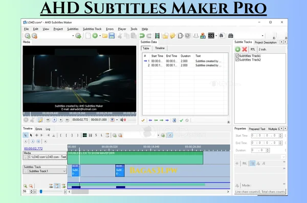 AHD Subtitles Maker Pro Latest Download 2024