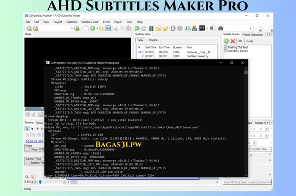AHD Subtitles Maker Pro Version 2024