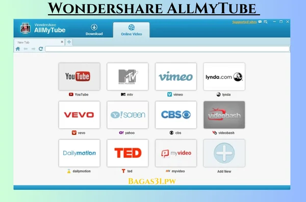 Wondershare AllMyTube Terbaru Version 2024