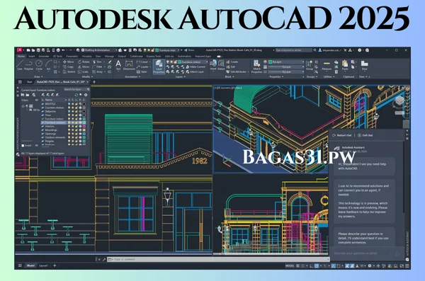 Autodesk AutoCAD 2025 Full Terbaru