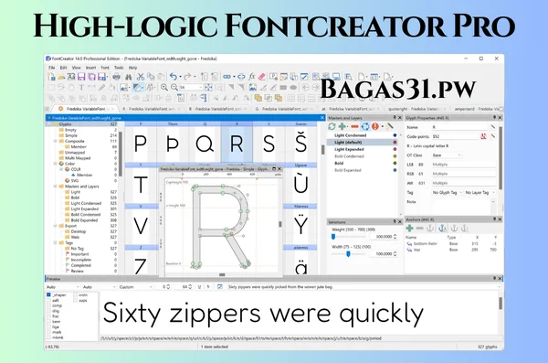 High-logic Fontcreator Pro Full Terbaru